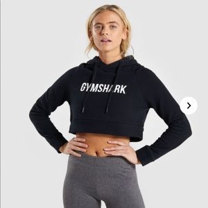 Gymshark Cropped Crest Hoodie W TAGS